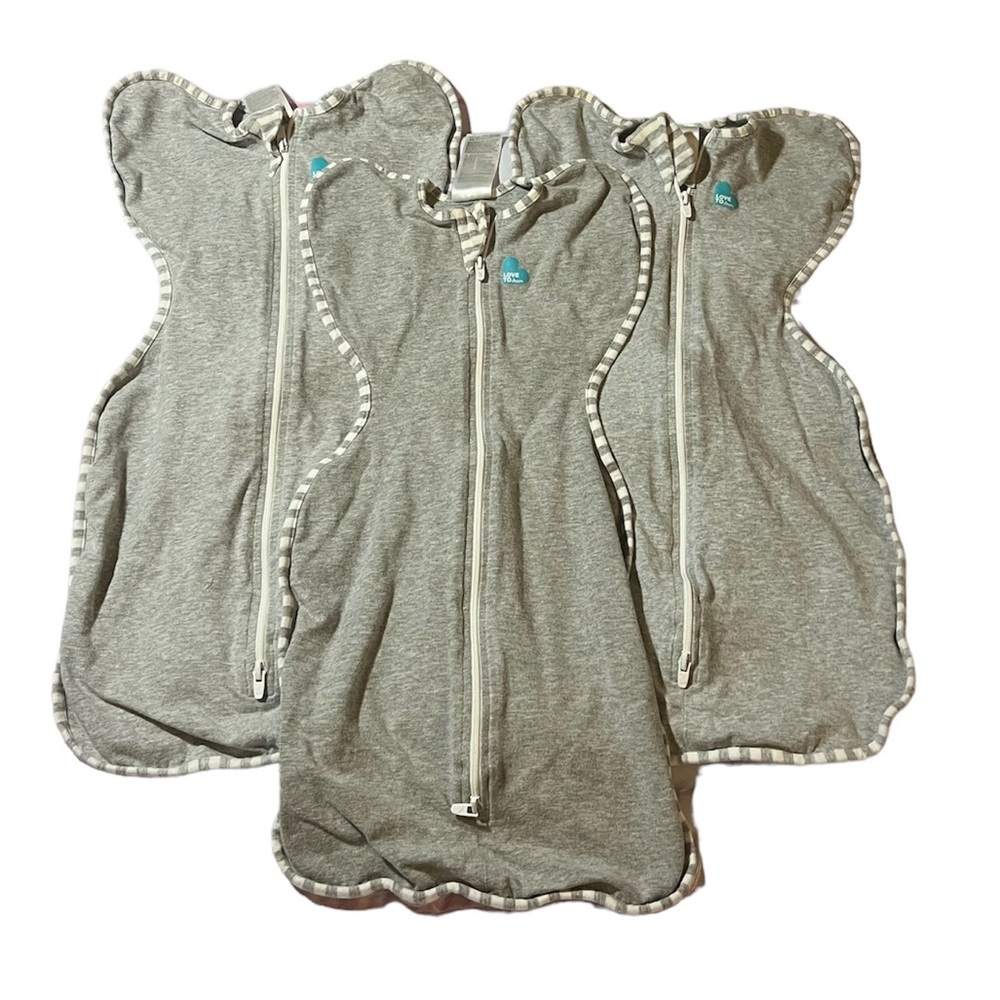 Love to Dream Swaddle Wrap Gray Bundle of (3) Small
